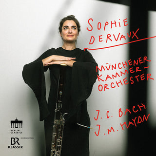 the album cover for Sophie Dervaux  / Munchner Kammerorchester - J.C. Bach & J.M. Haydn