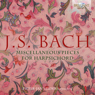 the album cover for J Bach .S. / Belder,Pieter-Jan - Miscellaneous Pieces For Harpsichord
