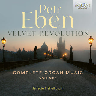 the album cover for Eben / Janette Fishell  Sue - Velvet Revolution Complete Organ Music 1