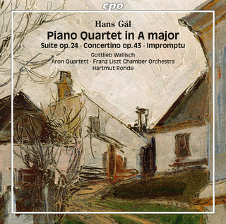 the album cover for Gal / Wallisch / Aron Quartett - Piano Quartet In A Major