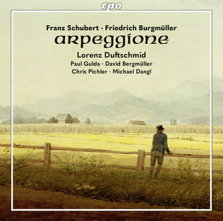 the album cover for Burgmuller / Schubert / Lorenz Duftschmid - Burgmuller & Schubert: Works For Arpeggione