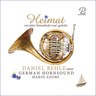 the album cover for Brahms / Eisler / Isaac - Heimat 500 Jahre Heimatlieder und gedichte