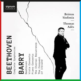 the album cover for Beethoven / Barry / Britten Sinfonia - Beethoven: Complete Symphonies Barry: Orchestral Works