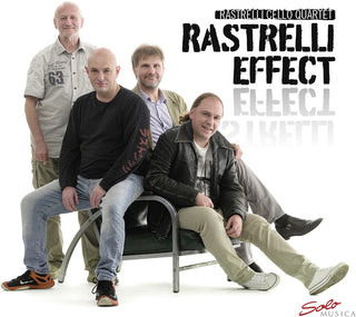 the album cover for Degtyareff / Drabkin / Rastrelli Cello Quartet - Degtyareff Drabkin Kraftzoff Kravtsov And Timofeev: Rastrelli Effect