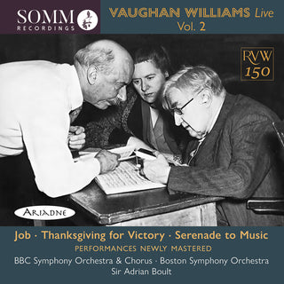 the album cover for Williams / BC Symphony Orchestra & Chorus - Vaughan Williams Live, Vol. 2