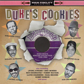 the album cover for Duke's Cookies: Duke Reid's Mento Shuffle Blues & - Duke's Cookies: Duke Reid's Mento Shuffle Blues &