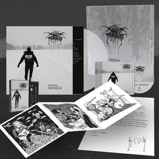 Darkthrone- Astral Fortress - Peaceville Store Exclusive Deluxe Edition, 140gm Clear Vinyl/CD/Cassette/A4 Letter/Art Prints