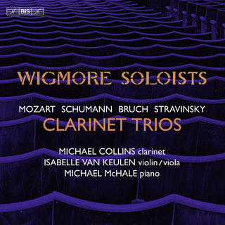 the album cover for Mozart / Bruch / Schumann / Stravinsky - Clarinet Trios (Hybr)