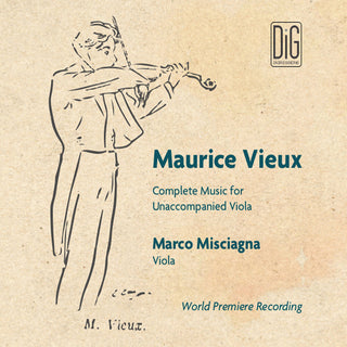 the album cover for Vieux / Marco Misciagna - Complete Music For Unaccompanied Viola