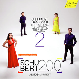 the album cover for Hanke / Schubert / Alinde Quartett - String Quartets Project 2