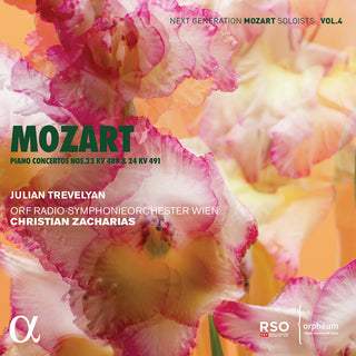 the album cover for Mozart / Orf Radio-Symphonieorchester Wien - Piano Concertos Nos. 23 Kv 488 & 24 Kv 491