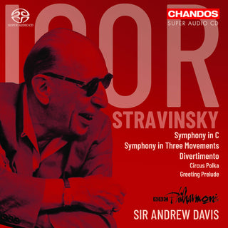 the album cover for Stravinsky / Bbc Philharmonic - Symphonies Divertimento (Hybr)