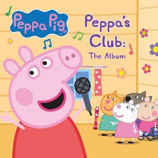 the album cover for Peppa Pig - Peppa's Club: The Album