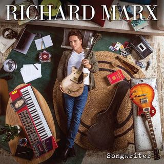 the album cover for Richard Marx - Songwriter - Ltd Red Vinyl with Signed Insert