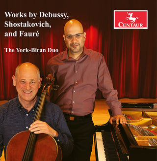 the album cover for Debussy / Faure / Shostakovich - Works By Debussy Shostakovich & Faure