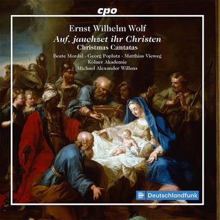 the album cover for Wolf / Mordal / Poplutz - Four Christmas Cantatas
