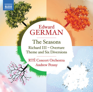 the album cover for German / Rte Concert Orchestra / Penny - Seasons / Richard III: Overture / Theme & Six