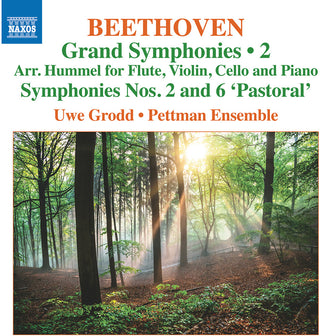 the album cover for Beethoven / Grodd / Pettman Ensemble - Grand Symphonies Vol 2 - Nos 2 & 6