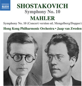 the album cover for Mahler / Shostakovich / Hong Kong Phil Orch - Symphony No 10 - Adagio & Purgatorio