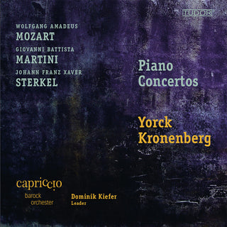 the album cover for Martini / Mozart / Kronenberg - Piano Concertos