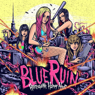the album cover for Blue Ruin - Hooligans Happy Hour