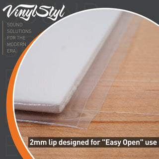 Vinyl Styl- Vinyl Styl® 12 Inch Record Outer Sleeve Polyethylene - 1000 Count Bulk (Clear)