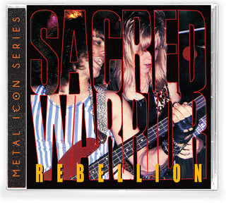 the album cover for Sacred Warrior - Rebellion