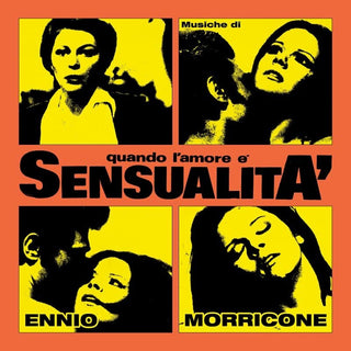 the album cover for Ennio Morricone - Quando l'amore e sensualita