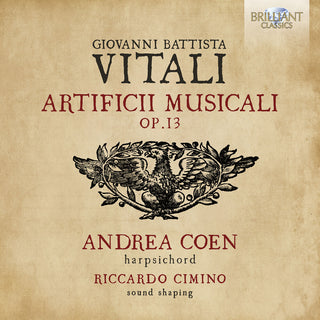 the album cover for Vitali / Coen - Artificii Musicali Op.13