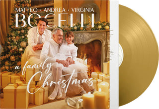 the album cover for Andrea Bocelli - Family Christmas [Colored Vinyl] (Gol) [Limited Edition]