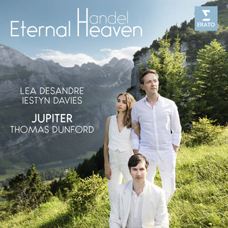 the album cover for Iestyn Davies - Eternal Heaven Handel Arias & Duos / Oratorios