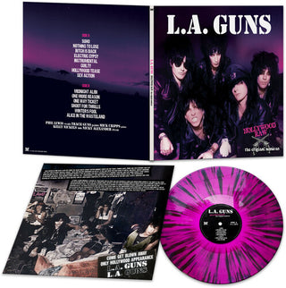 L.A. Guns- Hollywood Raw - The Original Sessions - Purple/Black Splatter