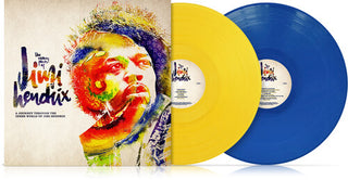 Various Artists- Many Faces Of Jimi Hendrix / Various - 180gm Gatefold Blue & Yellow Vinyl