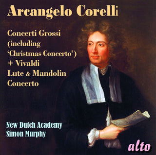 the album cover for New Dutch Academy - Corelli Concerti Grossi & Vivaldi & Mandolin