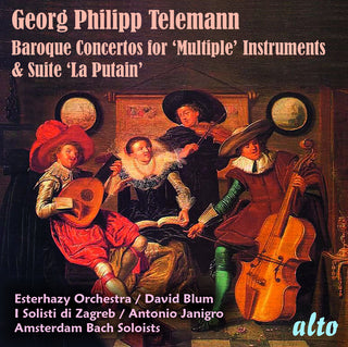 the album cover for Zagreb Soloists - Telemann 'multi-Instrument' Concertos