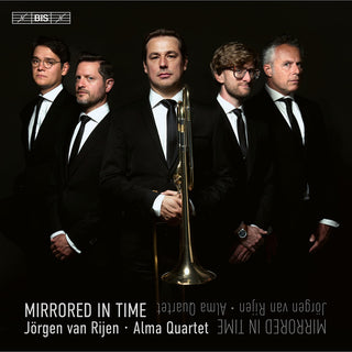 the album cover for Bartok / Bodurov / Alma Quartet - Mirrored in Time