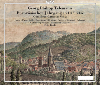 the album cover for Telemann / Sabine Goetz / Fink - V2: Complete Cantatas