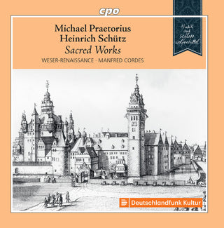 the album cover for Praetorius / Weser-Renaissance Bremen - Sacred Works
