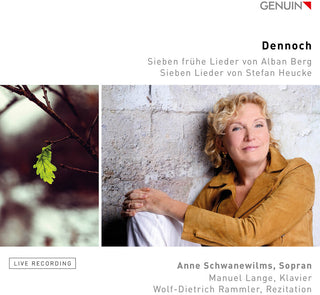 the album cover for Berg / Domin / Schwanewilms - Dennoch