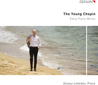 the album cover for Chopin / Lebedev - Young Chopin