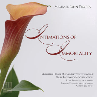 the album cover for Trotta / Tulyaganova / Fontaine - Intimations Of Immortality