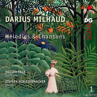 the album cover for Milhaud / Falk / Schleiermacher - V1: Melodies Et Chansons