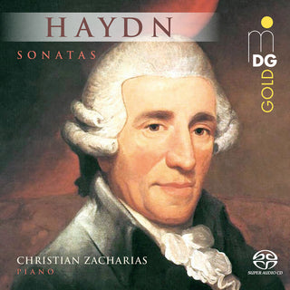 the album cover for Haydn / Zacharias - Sonatas for Piano