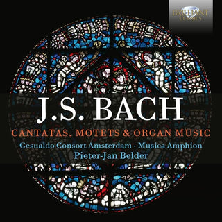 the album cover for Bach / Gesualdo Concort - Cantatas, Motets & Organ