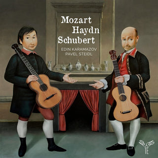 the album cover for Edin Karamazov - Mozart Haydn Schubert