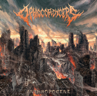 the album cover for Ophiocordyceps - Anthropocene