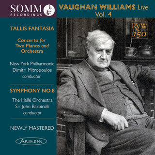 the album cover for Williams / Whittemore / Lowe - V4: Vaughan Williams Live