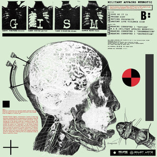 the album cover for G.I.S.M. - Military Affairs Neurotic [Reissue]