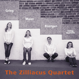 the album cover for Grieg / Maier / Zilliacus Quartet - String Quartets