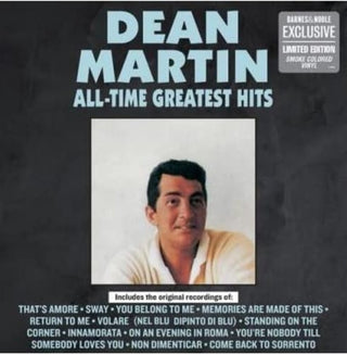the album cover for Dean Martin - All Time Greatest Hits